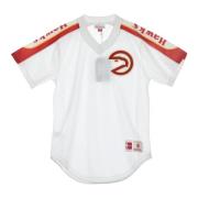 NBA Winnen Team V-hals Jersey Mitchell & Ness , White , Heren