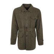 Rev Walking Single Breasted Top Coat Polo Ralph Lauren , Green , Heren