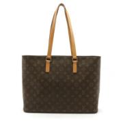 Pre-owned Canvas louis-vuitton-bags Louis Vuitton Vintage , Brown , Da...