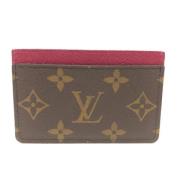 Pre-owned Cotton wallets Louis Vuitton Vintage , Brown , Dames