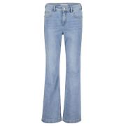 Gebleekte Colette 5-Pocket Jeans Red Button , Blue , Dames