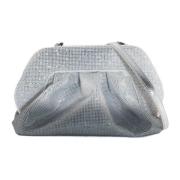 Rhinestone Clutch Tas in Zilver THEMOIRè , Gray , Dames