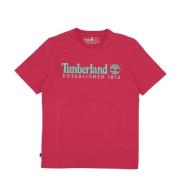 Vintage Est 1973 Tee Vivacious Dames T-Shirt Timberland , Red , Dames