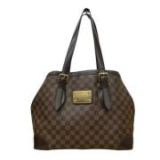 Pre-owned Canvas totes Louis Vuitton Vintage , Brown , Dames