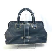 Pre-owned Leather louis-vuitton-bags Louis Vuitton Vintage , Black , D...