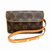 Pre-owned Canvas clutches Louis Vuitton Vintage , Brown , Dames