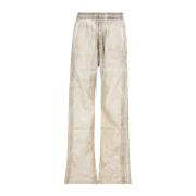 Neutrale Katoenen Broek Ss25 Rick Owens , Beige , Heren