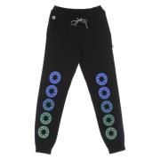 Zwarte Sweatpants met Elastische Taille Octopus , Black , Heren