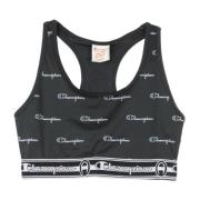 Zwarte BH Top voor Vrouwen Champion , Black , Dames