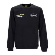 Goodyear Crewneck Sweatshirt Zwart HUF , Black , Heren