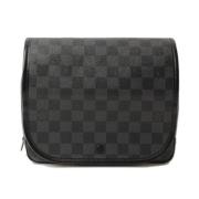 Pre-owned Canvas clutches Louis Vuitton Vintage , Gray , Dames