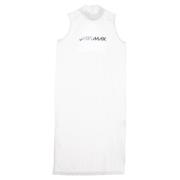 Mouwloze sportjurk met logoprint Nike , White , Dames