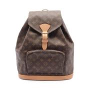 Pre-owned Canvas backpacks Louis Vuitton Vintage , Brown , Dames