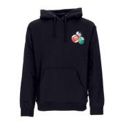 Zwarte hoodie met kangoeroezak HUF , Black , Heren