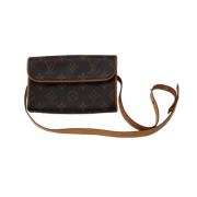 Pre-owned Leather handbags Louis Vuitton Vintage , Brown , Dames