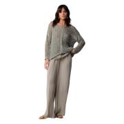 Stijlvolle ronde hals gebreide kleding Kocca , Gray , Dames