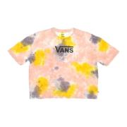 Paarse Duif Korte Mouw Tee Vans , Multicolor , Dames