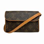 Pre-owned Canvas louis-vuitton-bags Louis Vuitton Vintage , Brown , Da...