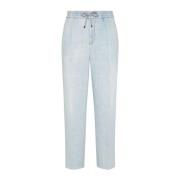 Stijlvolle Denim Jeans Brunello Cucinelli , Blue , Heren