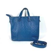 Pre-owned Leather louis-vuitton-bags Louis Vuitton Vintage , Blue , Da...