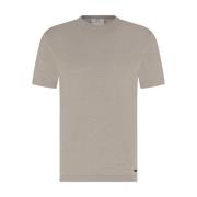 Gebreid Merino T-shirt Korte Mouw Born With Appetite , Beige , Heren