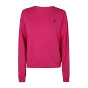 Roze Sweater Sweatshirt Lange Mouwen Polo Ralph Lauren , Pink , Dames