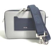 Pre-owned Leather dior-bags Dior Vintage , Gray , Dames