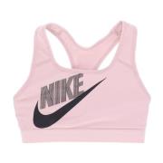 Roze Dans Bh Top Ademende Stof Nike , Pink , Dames