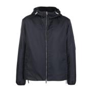 Monogram-Patroon Hoodie Emporio Armani , Blue , Heren