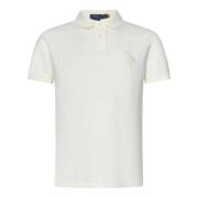 Witte Polo T-shirt met Big Pony Polo Ralph Lauren , White , Heren