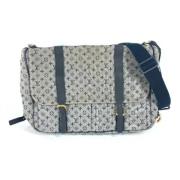 Pre-owned Cotton louis-vuitton-bags Louis Vuitton Vintage , Blue , Dam...