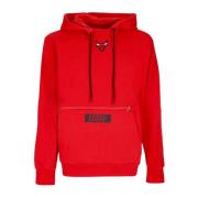 Universiteit Rood Courtside Fleece Hoodie Nike , Red , Heren