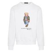 Geborduurde 'Polo Bear' Sweatshirt Polo Ralph Lauren , White , Heren