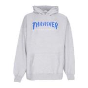 Licht Staal/Blauwe Hoodie met Verstelbare Capuchon Thrasher , Gray , H...