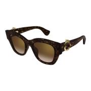 Ct0547S 002 Sunglasses Cartier , Brown , Dames