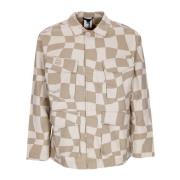 Ripstop Langemouwjas Shirt Element , Beige , Heren