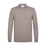 Half Zip Pullover Bruin Profuomo , Brown , Heren