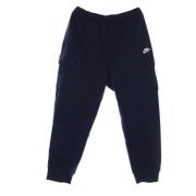 Cargo Fleece Trainingspak Broek Middernacht Marineblauw Nike , Blue , ...