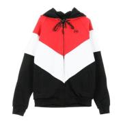 Vega Zip Hoodie - Rood/Wit/Zwart Dolly Noire , Red , Heren