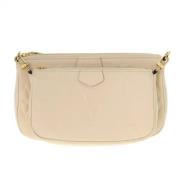 Pre-owned Leather louis-vuitton-bags Louis Vuitton Vintage , Beige , D...