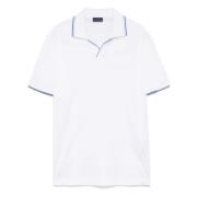 Katoenen poloshirt gemaakt in Italië Paul & Shark , White , Heren