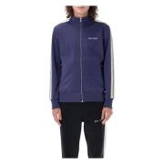 Navy Blauwe Gebreide Track Jacket Aw23 Palm Angels , Blue , Heren