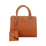 Bruine Shopper Tas met Gouden Details Liu Jo , Brown , Dames