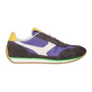 Rode Sneakers Vintage Stijl Pantofola d'Oro , Multicolor , Heren