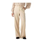 Melange Broek voor Vrouwen Neo Noir , Beige , Dames