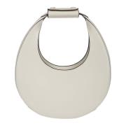 Stijlvolle Mini Moon Tas Staud , Beige , Dames