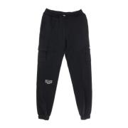 Fleece Trainingsbroek met Swoosh Logo Nike , Black , Dames