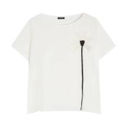 Bloemontwerp Stretch T-shirt Pennyblack , White , Dames