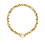 Gouden Graziella Choker Ketting Vivienne Westwood , Yellow , Dames