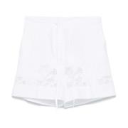 Witte Chocolade High-Waisted Shorts P.a.r.o.s.h. , White , Dames